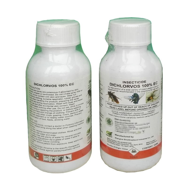 Pesticidas Químico DDVP Inseticida 1000 EC Diclorvos Líquido 550 Ec Para Barata